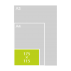 175x115 mm met 1 tussenlaag (L)