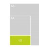 210x99 mm dubbel (L)
