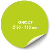 Sticker Groot - Papier