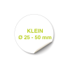 Sticker Klein - Transparant