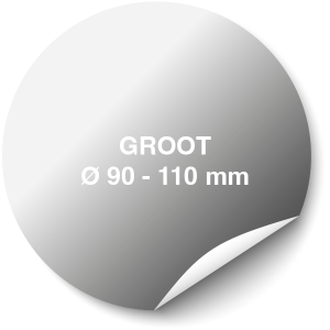 Sticker Groot - Silver Metallic