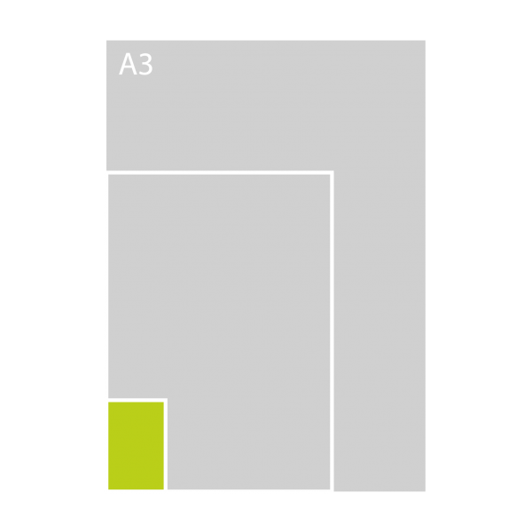55x85 mm met 1 tussenlaag (P)
