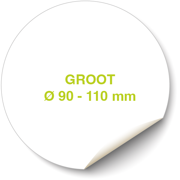 Sticker Groot - Transparant